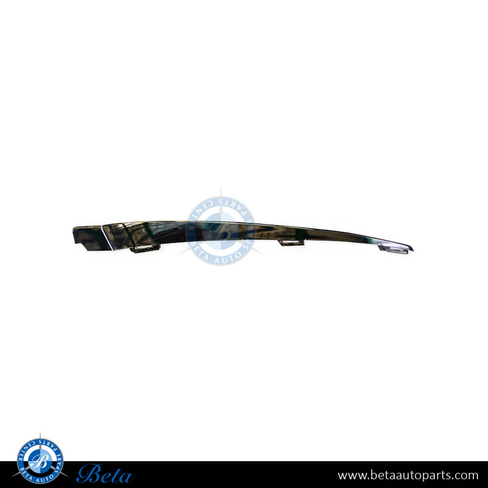 Right Side Fog Lamp Cover Upper Chrome Moulding Basis for BMW 7 Series G11 / G12 2016-2019 models, Part Number 51117362693 Right Side Fog Lamp Cover Upper Chrome Moulding Basis for BMW 7 Series G11 / G12 2016-2019 models, Part Number 51117362693